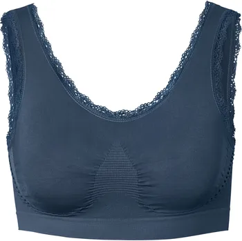 Podprsenka 658661 - Tchibo - Bezešvá podprsenka - pro ženy - vel. S 36/38 - barva: modrá