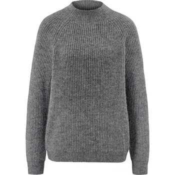 Dámský svetr 689336 - Tchibo - Svetr z hrubého úpletu se stojáčkem - pro ženy - vel. S 36/38 - barva: šedá