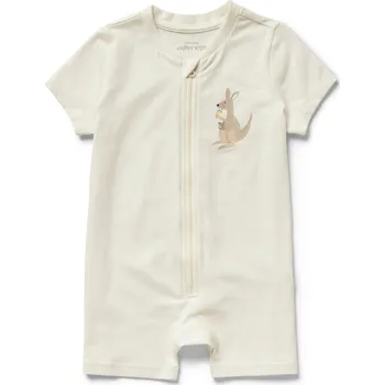 Dámské noční prádlo 698088 - Tchibo - Krátké pyžamo pro miminka - pro miminko - vel. 62/68 - barva: bílá/s potiskem