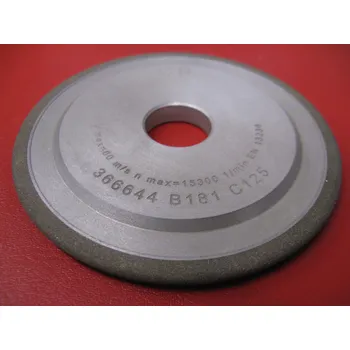 Brusný kotouč CBN brousící kotouč obvodový radiusový 14F1 100X5X3,2/R1,6-8-20 B181 C125