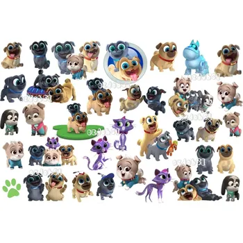 Přisada na vaření a pečení Kámoši hafíci 2 - jedlý papír - Bez úprav / Jedlý papír / Decor gel 50 g +39 Kč