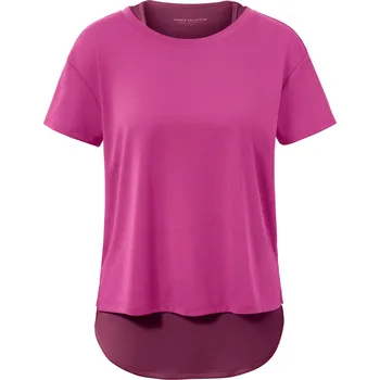 Pánské oblečení 695820 - Tchibo - Sportovní tričko s krátkým rukávem 2 v 1 - pro ženy - vel. S - barva: růžová