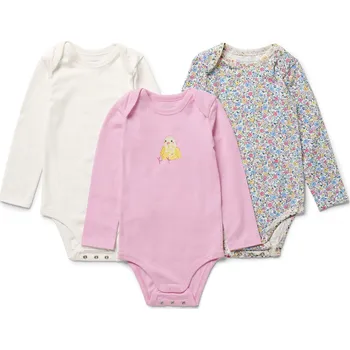 696304 - Tchibo - Rostoucí body pro miminka - pro dívky - vel. 98/104 - barva: bílá/s potiskem