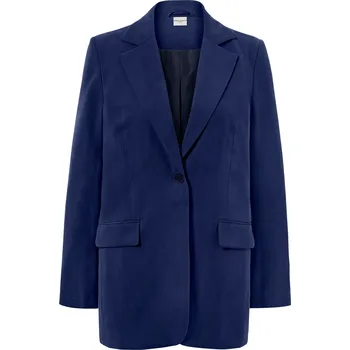 Dámské sako 679997 - Tchibo - Tkaný blejzr - pro ženy - vel. 48 - barva: modrá