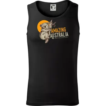 Amazing Australia koala - Tílko pánské Core - XL ( Černá )