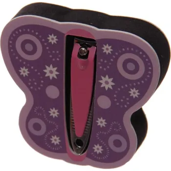 Pilníček a kleštičky na nehty Růžová