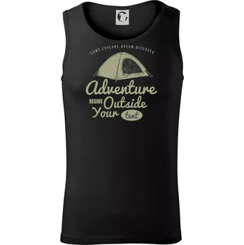 Adventure outside - Tílko pánské Core - L ( Černá )