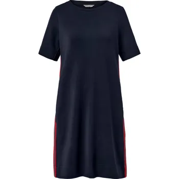 Dámské šaty 698434 - Tchibo - Teplákové šaty s galonovými pruhy - pro ženy - vel. M 40/42 - barva: modrá
