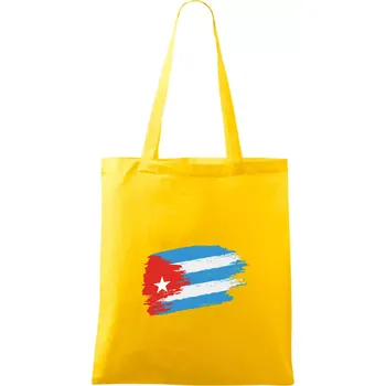 Kuba vlajka - Taška bavlněná - 42 x 38 cm ( Žlutá )