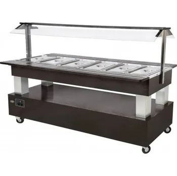 Vinotéka Roller Grill Salátový bar středový chladící SB 60 C - wenge