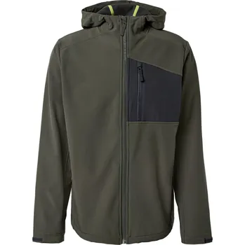 Pánská softshellová bunda 698447 - Tchibo - Softshellová bunda - pro muže - vel. L 52/54 - barva: zelená