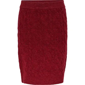 Dámská sukně 671611 - Tchibo - Pletená sukně - pro ženy - vel. M 40/42 - barva: červená