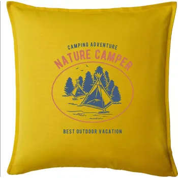 Polštář Nature Camper - Polštář 50x50 - 50x50 - Pouze potah ( Žlutá )