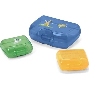 Svačinový box 697430 - Tchibo - Dózy na svačinu - barva: modrá