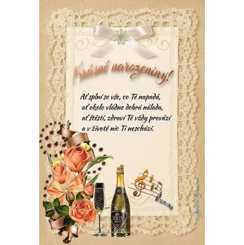 Jedlá dekorace na dort Přání 2 - jedlý papír - Bez úprav / Jedlý papír / Bez decor gelu