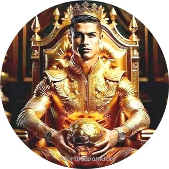 Přisada na vaření a pečení Ronaldo č.9 jedlý papír 20 cm - Bez úprav / Jedlý papír / Decor gel 50 g +39 Kč
