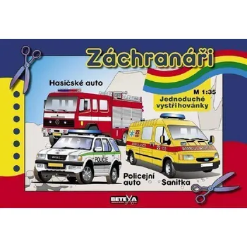 omalovánky Papírová vystřihovánka - ZÁCHRANÁŘI