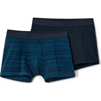 Boxerky 691212 - Tchibo - Boxerky - pro muže - vel. L/6 - barva: modrá/s potiskem