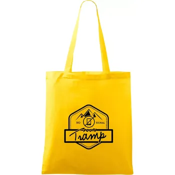 Tramp No Signal - Taška bavlněná - 42 x 38 cm ( Žlutá )