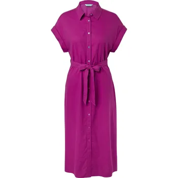 Dámské šaty 703564 - Tchibo - Lněné šaty - pro ženy - vel. 44 - barva: fialová