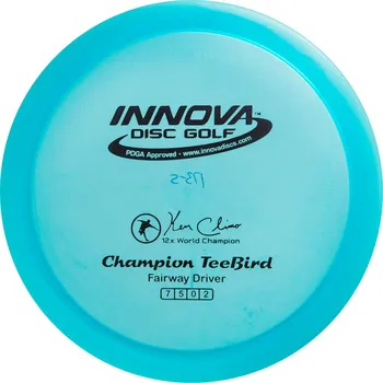 Disc golf Innova TEEBIRD Champion Barva: Zelená - transparentní, Váha: 173-175 g
