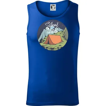 Night Camp - Silent night - Tílko pánské Core - S ( Královská modrá )