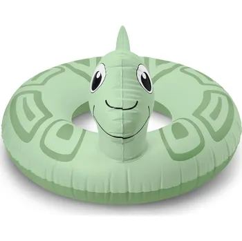 Nafukovací kruh 697429 - Tchibo - Plavecký kruh »Želva« - barva: zelená