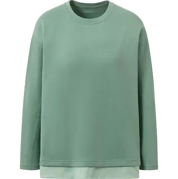 673667 - Tchibo - Fitness tričko s dlouhým rukávem Oversized - pro ženy - vel. XS 32/34 - barva: zelená