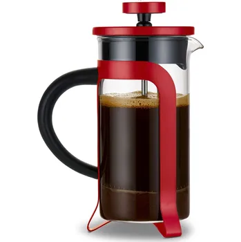 Příprava kávy 632924 - Tchibo - Konvička french press 300 ml - barva: červená