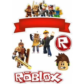 Přisada na vaření a pečení Roblox č.6 - jedlý papír - Úprava na přání +20 Kč / Jedlý papír / Bez decor gelu