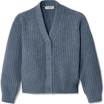 Dívčí oblečení 692440 - Tchibo - Dětský pletený žinylkový svetr - pro dívky - vel. 170/176 - barva: modrá