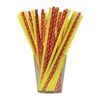 Set školních potřeb Słomki papierowe Minki 12szt