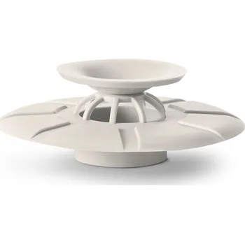 sítko a zátka do dřezu 682317 - Tchibo - Odtokové sítko a zátka - barva: šedá