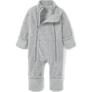 Kojenecký overall 683533 - Tchibo - Fleecový overal pro miminka - pro miminko - vel. 62/68 - barva: šedá
