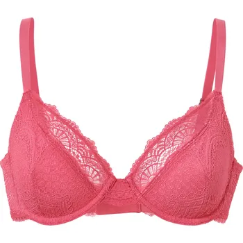 Podprsenka 681206 - Tchibo - Podprsenka s kosticemi a krajkou - pro ženy - vel. 75B - barva: růžová