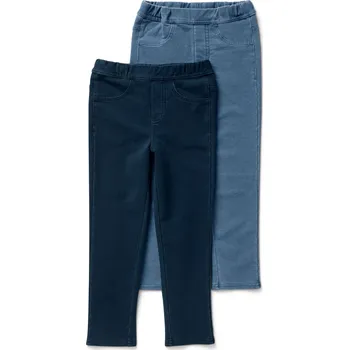 Dívčí kalhoty 694936 - Tchibo - Dívčí džegíny – Fit »Mia« - pro dívky - vel. 86/92 - barva: modrá