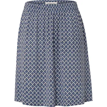 Dámská sukně 662241 - Tchibo - Žerzejová sukně s potiskem - pro ženy - vel. L 44/46 - barva: modrá/s potiskem