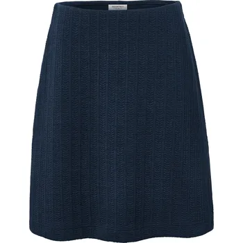 Dámská sukně 670820 - Tchibo - Tepláková sukně s copánkovým vzorem - pro ženy - vel. S 36/38 - barva: modrá/žakár
