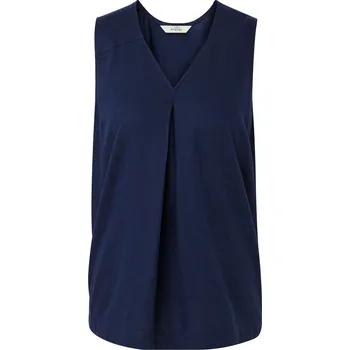 703893 - Tchibo - Lněná halenka bez rukávů - pro ženy - vel. 42 - barva: modrá