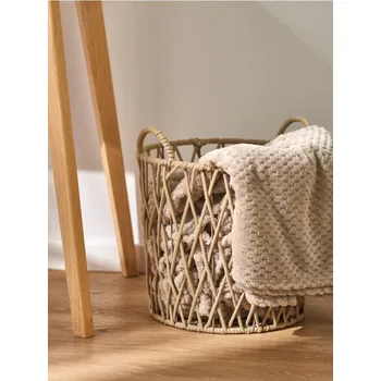 Úložný box Sinsay - Pletený úložný koš - krémová - 166CK-01X - 166CK-01X-ONE-2