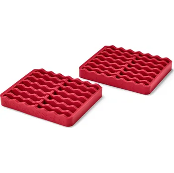 Plech na pečení 689032 - Tchibo - Silikonové vložky na pečení - barva: červená