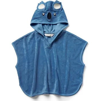 698025 - Tchibo - Dětské pončo z froté - pro ženy - vel. 98/104 - barva: modrá