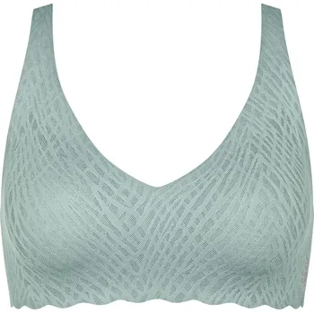 Podprsenka 714413 - Měkká podprsenka sloggi Zero Feel Bliss Soft Bra - pro ženy - vel. L - barva: modrá/žakár