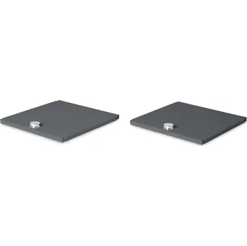 Nábytkové kování 626882 - Tchibo - Doplňková sada dvířek k sérii kovového nábytku CN3 - barva: šedá