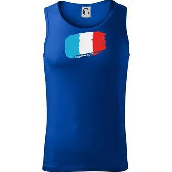 Francouzská vlajka - Tílko pánské Core - XL ( Královská modrá )