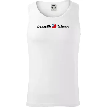 Pánské termoprádlo Love with Taiwan - Tílko pánské Core - S ( Bílá )