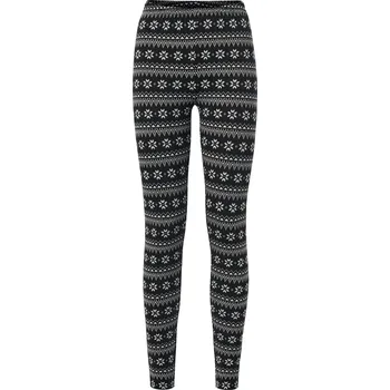 Dámské legíny 693519 - Tchibo - Legíny s norským vzorem - pro ženy - vel. L 44/46 - barva: černá/s potiskem