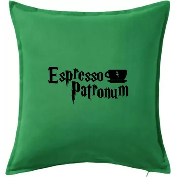 Polštář Harry - Espresso Patronum - Polštář 50x50 - 50x50 - Pouze potah ( Středně zelená )