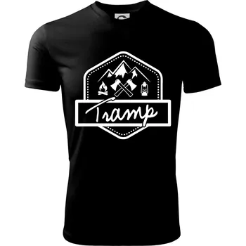 Tramp erb - Dětské triko sportovní (dresovina) - 146 cm/10 let ( Černá )