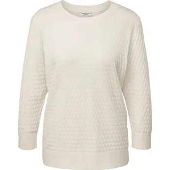 Dámský svetr 701174 - Tchibo - Strukturovaný pletený svetr - pro ženy - vel. M 40/42 - barva: bílá